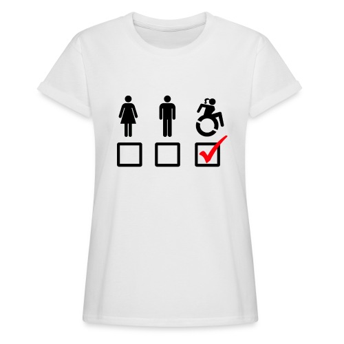 Female wheelchair user, check! - Women's Relaxed Fit T-Shirt