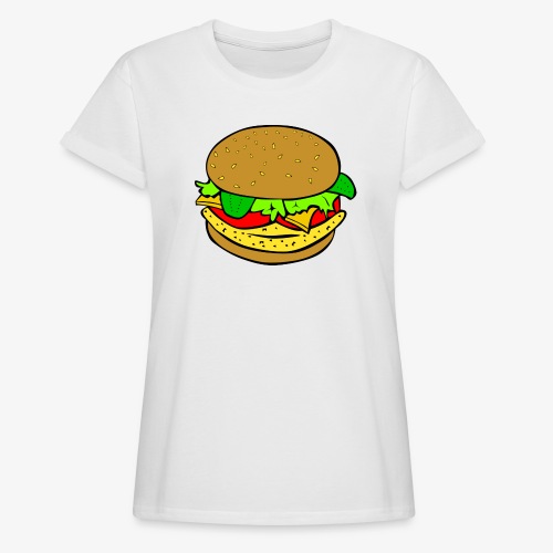 Comic Burger - Women's Relaxed Fit T-Shirt