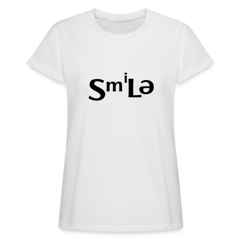 Smile Abstract Design - Women's Relaxed Fit T-Shirt
