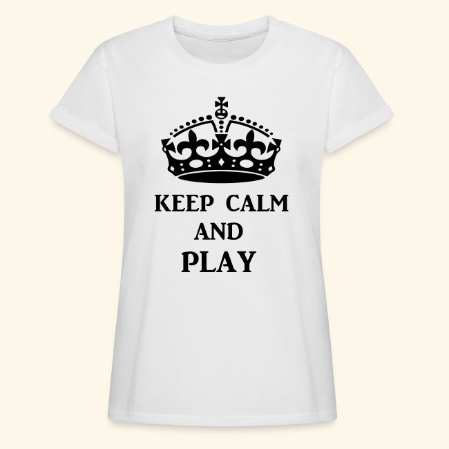 keep calm play blk