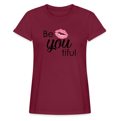 Be-You-Tiful Lip Logo - Women's Relaxed Fit T-Shirt