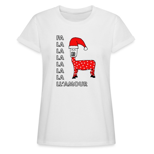 Christmas llama. - Women's Relaxed Fit T-Shirt