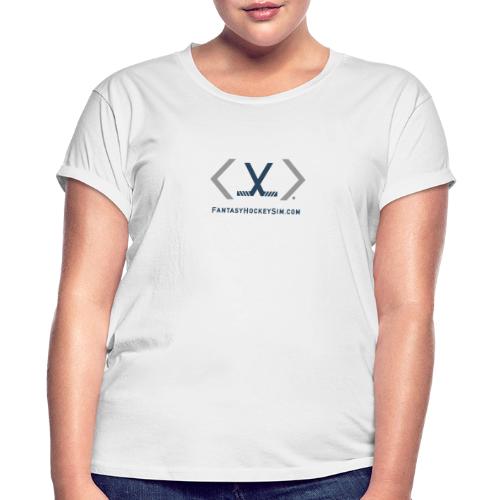FantasyHockeySim.com Logo - Women's Relaxed Fit T-Shirt