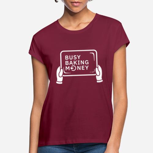 CakeDeFi Busy Baking Money - Women's Relaxed Fit T-Shirt