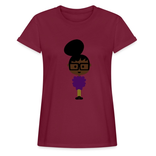 Studious Girl With Big Frames - Women's Relaxed Fit T-Shirt