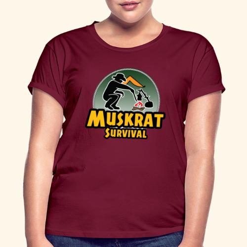 Muskrat round logo - Women's Relaxed Fit T-Shirt
