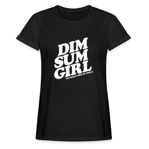 Dim Sum Girl white - Women's Relaxed Fit T-Shirt