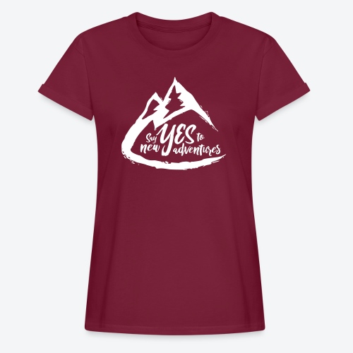 Say Yes to Adventure - Light - Women's Relaxed Fit T-Shirt