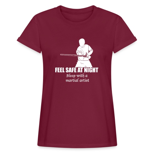 Feel safe male LS - Women's Relaxed Fit T-Shirt