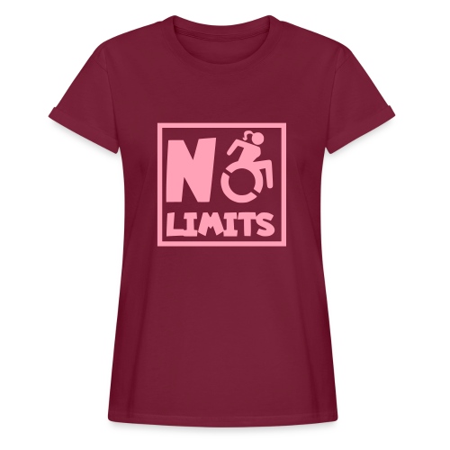 No limits for this female wheelchair user - Women's Relaxed Fit T-Shirt