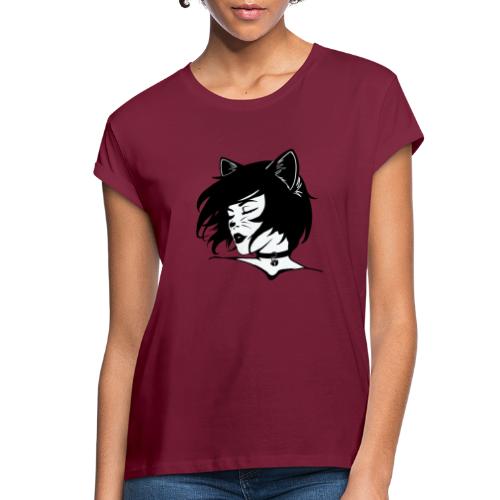 Cute Kitty Cat Halloween Costume (Tail on Back) - Women's Relaxed Fit T-Shirt