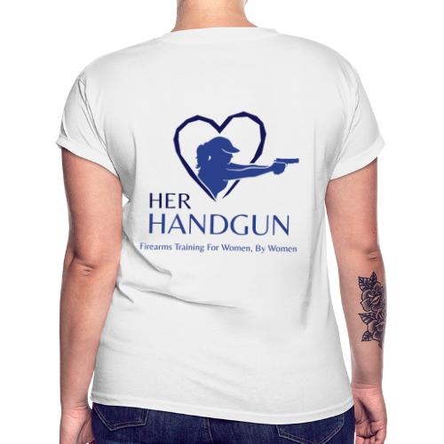 Her Handgun Logo and Tag Line - Women's Relaxed Fit T-Shirt