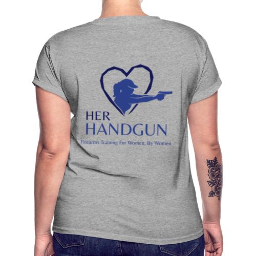 Her Handgun Logo and Tag Line - Women's Relaxed Fit T-Shirt