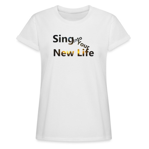 Sing in Brown - Women's Relaxed Fit T-Shirt