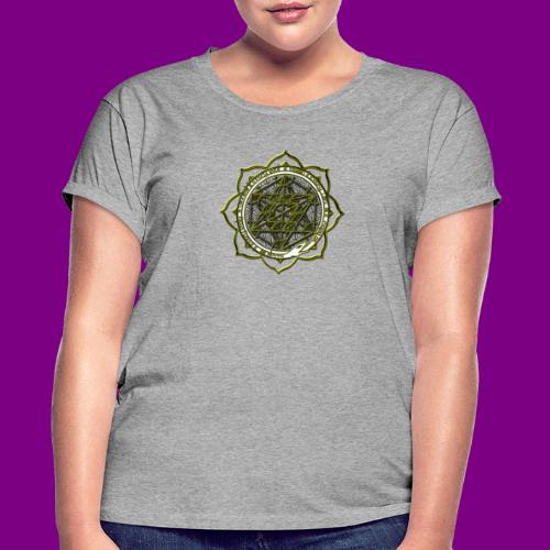 Energy Immersion, Metatron's Cube Flower of Life - Women's Relaxed Fit T-Shirt