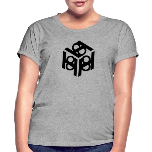 H 8 box logo design - Women's Relaxed Fit T-Shirt