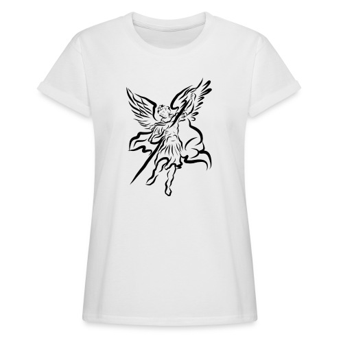 Archangel Michael Drawing - Women's Relaxed Fit T-Shirt