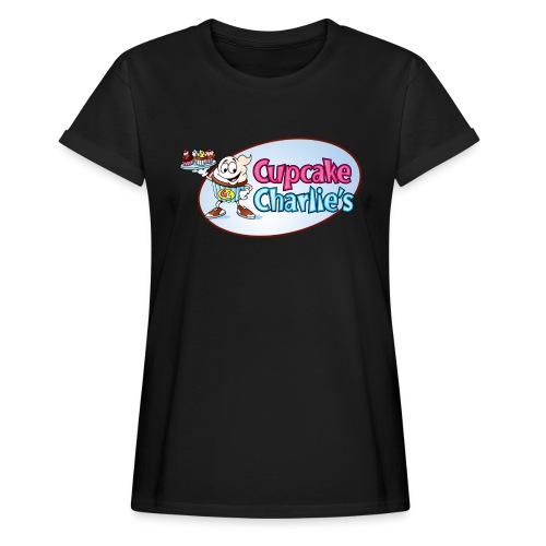 Cupcake Charlie's Logo - Women's Relaxed Fit T-Shirt