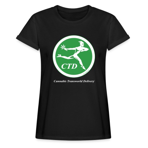 Cannabis Transworld Delivery - Green-White - Women's Relaxed Fit T-Shirt