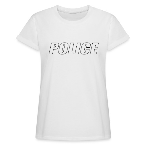 Police White - Women's Relaxed Fit T-Shirt