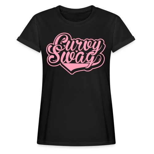 Curvy Swag Reversed Out Design - Women's Relaxed Fit T-Shirt