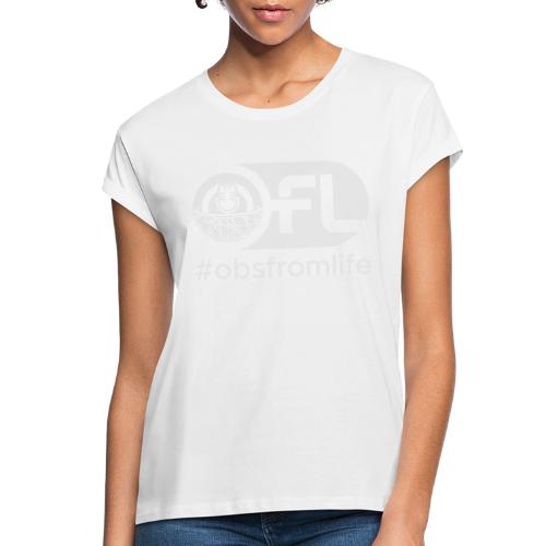 Observations from Life Logo with Hashtag - Women's Relaxed Fit T-Shirt