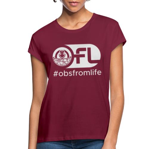 Observations from Life Logo with Hashtag - Women's Relaxed Fit T-Shirt