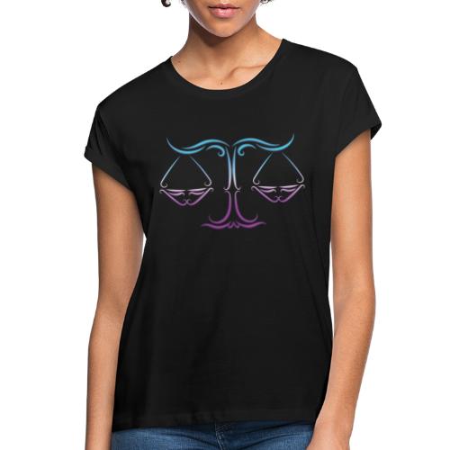 Libra Zodiac Scales of Justice Celtic Tribal - Women's Relaxed Fit T-Shirt