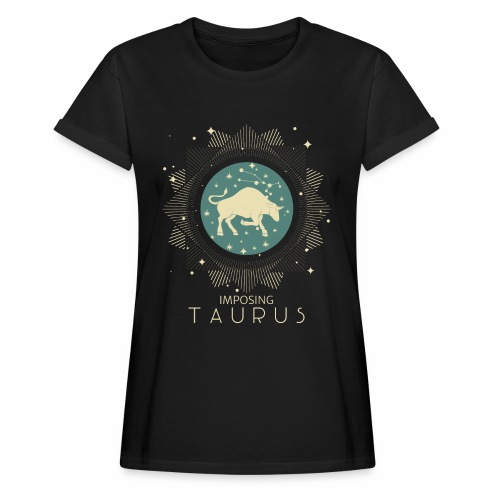 Zodiac Taurus Constellation Bull Star Sign May - Women's Relaxed Fit T-Shirt