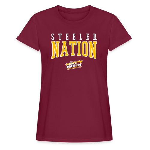 SteelerNation.com - Retro Block - Women's Relaxed Fit T-Shirt
