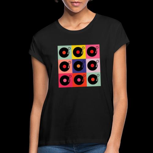 Records in the Fashion of Warhol - Women's Relaxed Fit T-Shirt