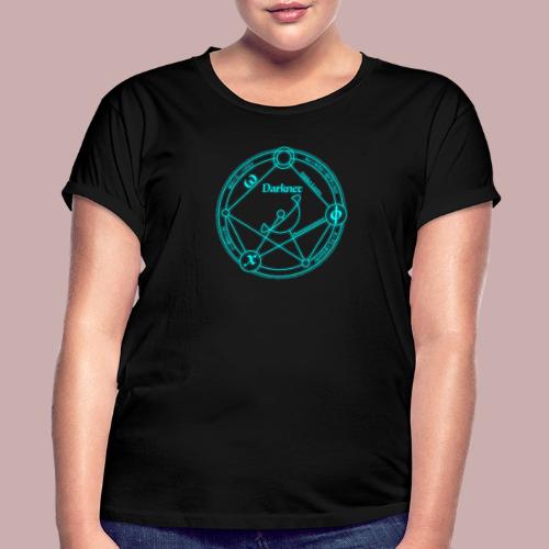 darknet logo cyan - Women's Relaxed Fit T-Shirt