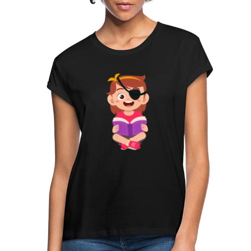 Little girl with eye patch - Women's Relaxed Fit T-Shirt