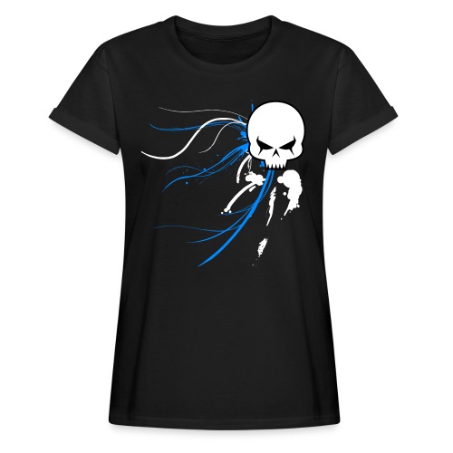 cyber skull bluw - Women's Relaxed Fit T-Shirt