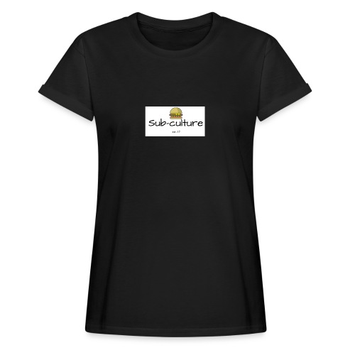 Sub-culture burger logo - Women's Relaxed Fit T-Shirt