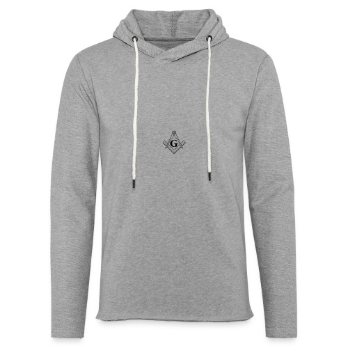 Square and Compass - Unisex Lightweight Terry Hoodie