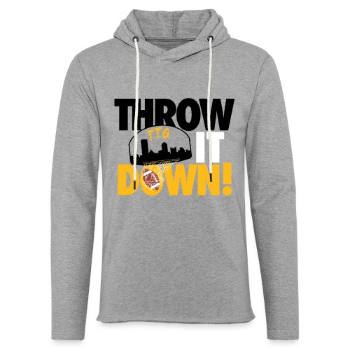 Throw it Down! (Turnover Dunk) - Unisex Lightweight Terry Hoodie