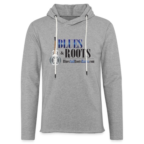 Blues & Roots Radio Logo - Unisex Lightweight Terry Hoodie