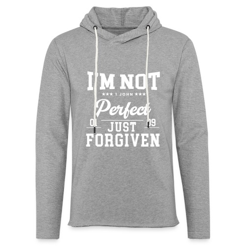 I'm Not Perfect-Forgiven Collection - Unisex Lightweight Terry Hoodie