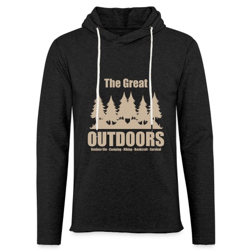 The great outdoors - Clothes for outdoor life - Unisex Lightweight Terry Hoodie