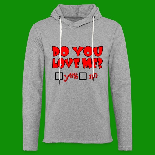 Check Yes or No - Unisex Lightweight Terry Hoodie