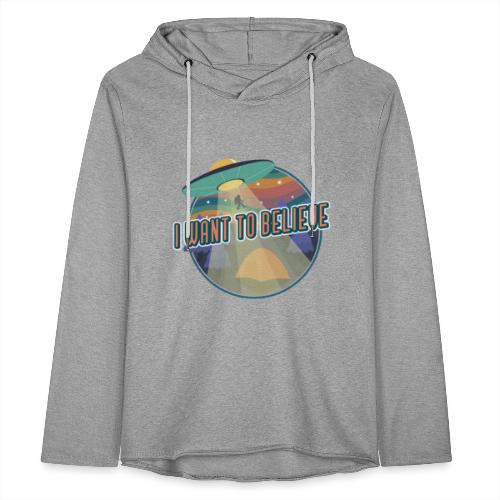 I Want To Believe - Unisex Lightweight Terry Hoodie