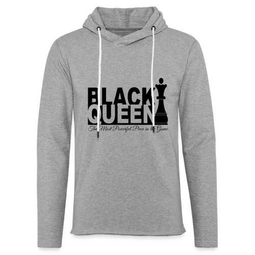 Black Queen Most Powerful Piece in the Game Tees - Unisex Lightweight Terry Hoodie