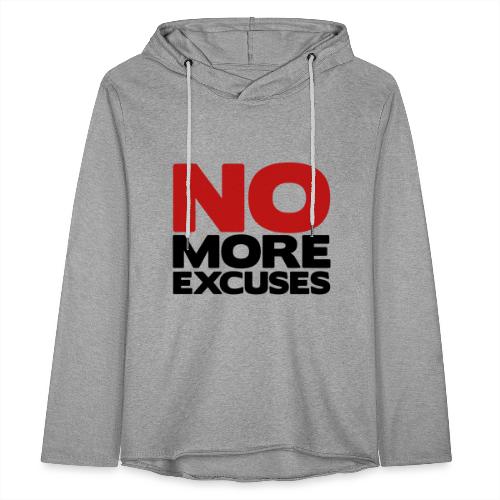 No More Excuses - Unisex Lightweight Terry Hoodie