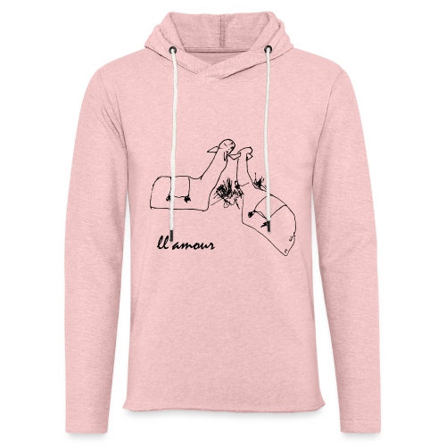 ll'amour - Unisex Lightweight Terry Hoodie