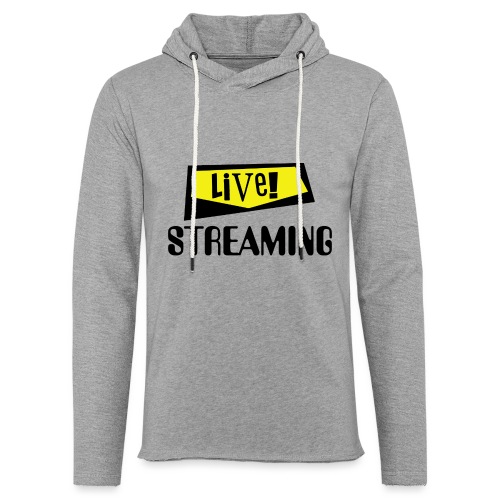 Live Streaming - Unisex Lightweight Terry Hoodie
