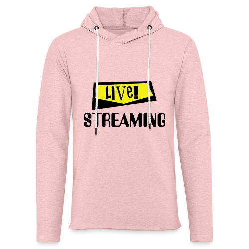 Live Streaming - Unisex Lightweight Terry Hoodie