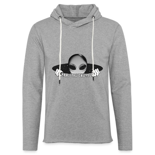 Coming Through Clear - Carl the Crusher - Unisex Lightweight Terry Hoodie