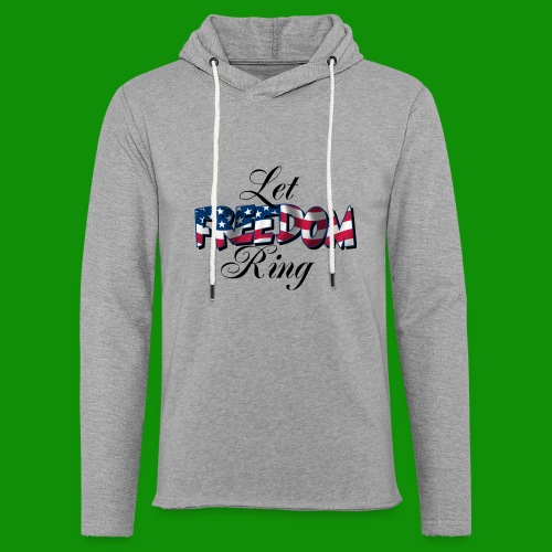 Let Freedom Ring - Unisex Lightweight Terry Hoodie