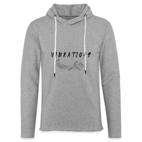 Vibrations Abstract Design - Unisex Lightweight Terry Hoodie
